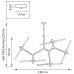 Подвесная люстра Struttura 742103 Lightstar