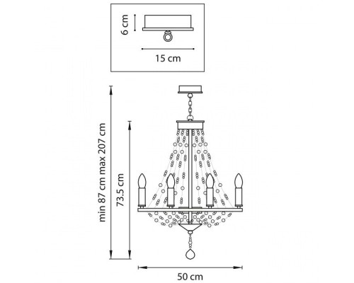 Подвесная люстра Castello 744088 Lightstar Подвесная люстра Castello 744088 Lightstar
