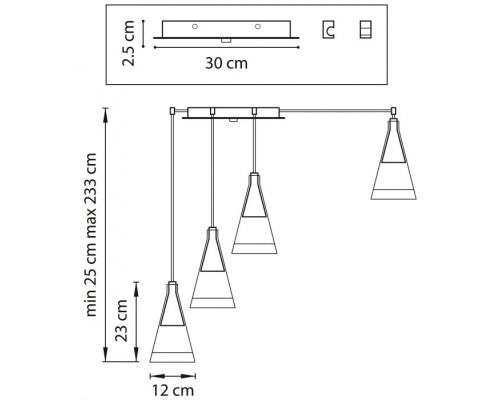 Подвесная люстра Cone 757067 Lightstar Подвесная люстра Cone 757067 Lightstar