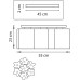 Потолочная люстра Nubi 802073 Lightstar