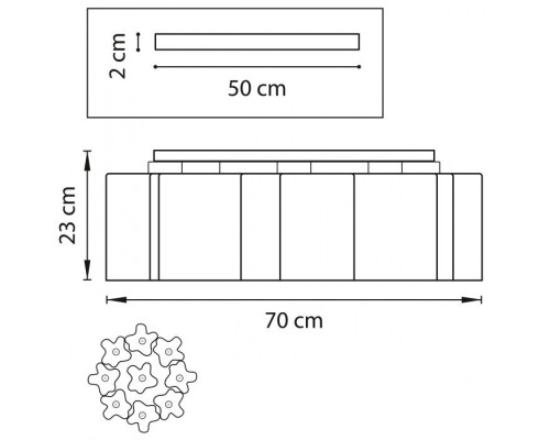 Потолочная люстра Nubi Legno 802095 Lightstar Потолочная люстра Nubi Legno 802095 Lightstar