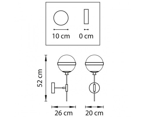 Бра GLOBO 813611 Lightstar