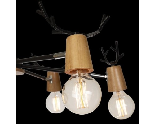 Потолочная люстра Sven 10024/6 Black Loft It Потолочная люстра Sven 10024/6 Black Loft It