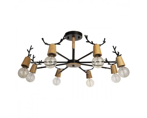 Потолочная люстра Sven 10024/8 Black Loft It Потолочная люстра Sven 10024/8 Black Loft It