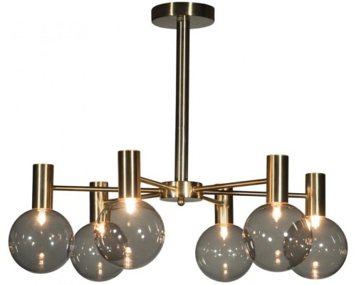 Потолочная люстра Tiara 10045/6 Gold Loft It Потолочная люстра Tiara 10045/6 Gold Loft It
