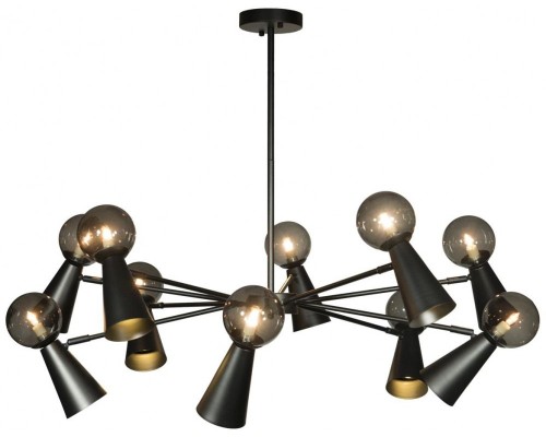 Потолочная люстра Halley 10046/10 Black Loft It Потолочная люстра Halley 10046/10 Black Loft It