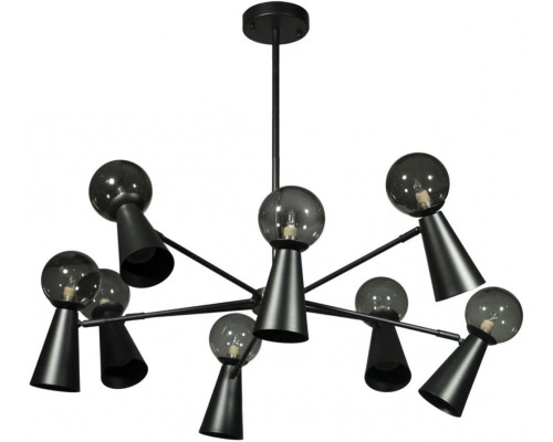 Потолочная люстра Halley 10046/8 Black Loft It Потолочная люстра Halley 10046/8 Black Loft It
