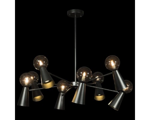 Потолочная люстра Halley 10046/8 Black Loft It Потолочная люстра Halley 10046/8 Black Loft It