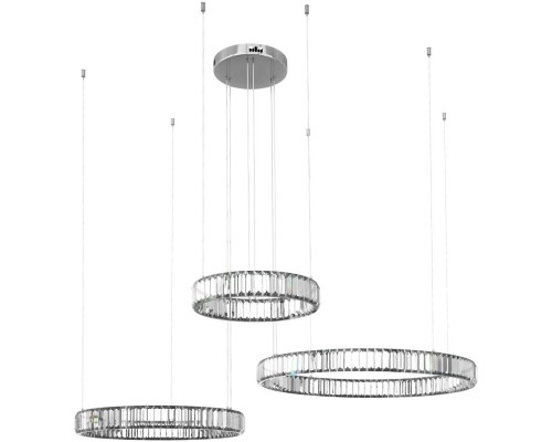 Подвесной светильник Crystal ring 10135/3 Chrome Loft It Подвесной светильник Crystal ring 10135/3 Chrome Loft It