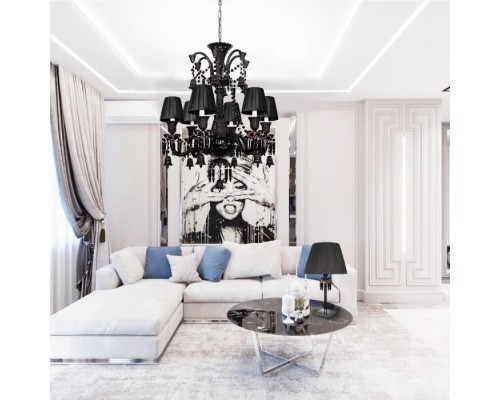 Подвесная люстра Zenith 10210/12 Black Loft It Подвесная люстра Zenith 10210/12 Black Loft It