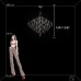 Подвесная люстра Mira 10259/1000 Silver Asfour Loft It