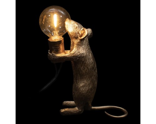 Интерьерная настольная лампа Mouse 10313 Gold Loft It Интерьерная настольная лампа Mouse 10313 Gold Loft It