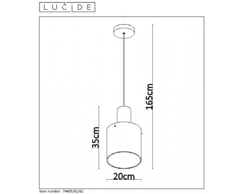 Подвесной светильник Toledo 74405/01/62 Lucide Подвесной светильник Toledo 74405/01/62 Lucide