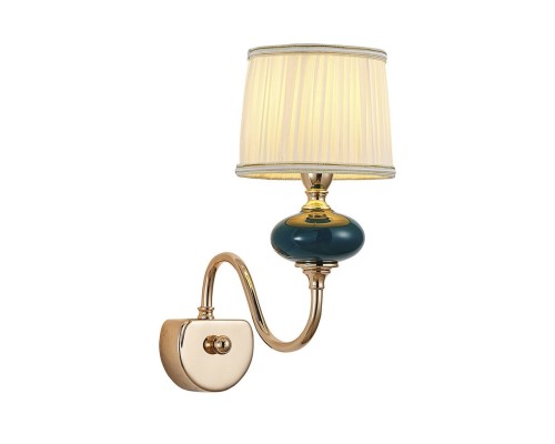 Бра Макей 1031/1W-GD-DGN-WT Lumien Hall