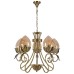 Подвесная люстра Olivi 3304/5H-ABPAB-AM Lumien Hall