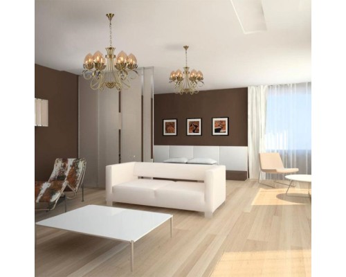 Подвесная люстра Olivi 3304/8H-ABPAB-AM Lumien Hall Подвесная люстра Olivi 3304/8H-ABPAB-AM Lumien Hall