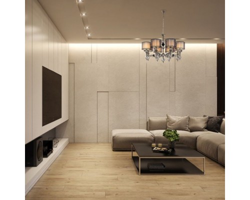 Подвесная люстра Monelya LH1054/8H-NK-WT Lumien Hall Подвесная люстра Monelya LH1054/8H-NK-WT Lumien Hall