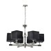 Подвесная люстра Bolyasko LH1056/6P-NK-BK Lumien Hall