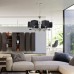 Подвесная люстра Bolyasko LH1056/6P-NK-BK Lumien Hall
