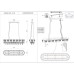 Подвесная люстра Britta LH3006/6PL-CLCR Lumien Hall