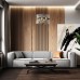 Подвесная люстра Baziano LH3040/4P-CO-CL Lumien Hall