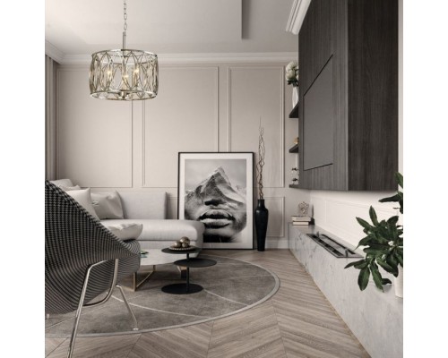 Подвесная люстра Lucania LH3044/3P-NK Lumien Hall Подвесная люстра Lucania LH3044/3P-NK Lumien Hall