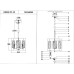 Подвесная люстра Barumini LH3046/3P-CO Lumien Hall