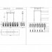 Подвесная люстра Barumini LH3046/7PR-NK Lumien Hall