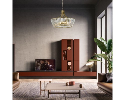Подвесная люстра Dzhasmin LH3052/8P-CO-CL Lumien Hall Подвесная люстра Dzhasmin LH3052/8P-CO-CL Lumien Hall