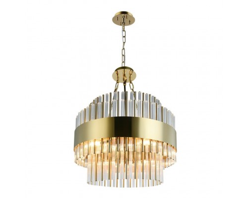Подвесная люстра Floridiya LH3054/12P-GDCG Lumien Hall Подвесная люстра Floridiya LH3054/12P-GDCG Lumien Hall