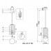 Подвесной светильник Turi LH4115/1P-BK Lumien Hall