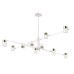 Потолочная люстра Sauris LH8020/10P-WT-GD Lumien Hall