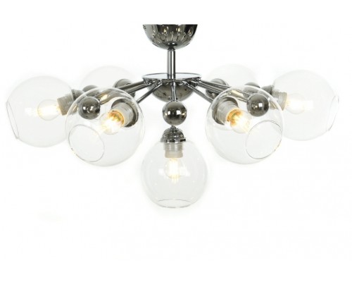 Потолочная люстра LDC 8040-7 CHR+PR Lumina Deco Потолочная люстра LDC 8040-7 CHR+PR Lumina Deco