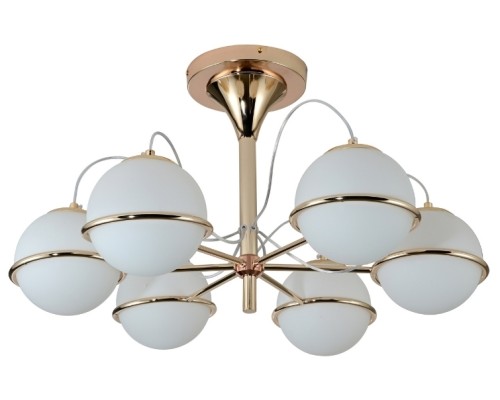 Потолочная люстра LDC 8050-6 R.GD Lumina Deco Потолочная люстра LDC 8050-6 R.GD Lumina Deco
