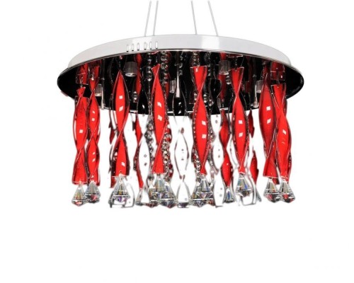 Потолочная люстра Alvedo LDC 9040-17 RED Lumina Deco Потолочная люстра Alvedo LDC 9040-17 RED Lumina Deco