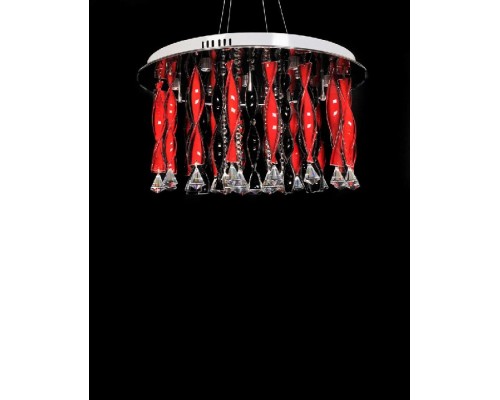 Потолочная люстра Alvedo LDC 9040-17 RED Lumina Deco Потолочная люстра Alvedo LDC 9040-17 RED Lumina Deco