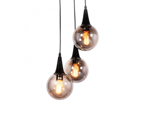 Подвесной светильник Rocherro LDP 11191-3 BK Lumina Deco Подвесной светильник Rocherro LDP 11191-3 BK Lumina Deco
