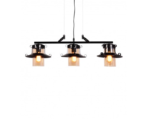 Подвесной светильник Capri LDP 11328-3 PR BK Lumina Deco Подвесной светильник Capri LDP 11328-3 PR BK Lumina Deco