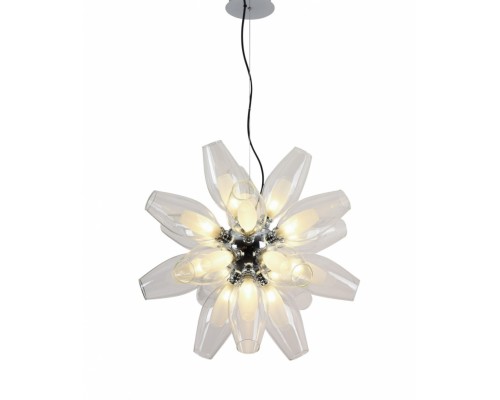 Подвесной светильник Feretta LDP 1139-18 WT+CL Lumina Deco Подвесной светильник Feretta LDP 1139-18 WT+CL Lumina Deco