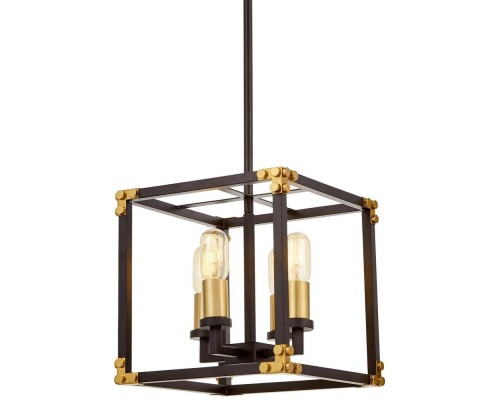 Подвесная люстра LDP 1140-4 BK+MD Lumina Deco Подвесная люстра LDP 1140-4 BK+MD Lumina Deco