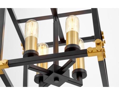 Подвесная люстра LDP 1140-4 BK+MD Lumina Deco Подвесная люстра LDP 1140-4 BK+MD Lumina Deco
