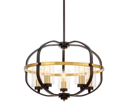 Подвесная люстра LDP 1141-5 BK+MD Lumina Deco Подвесная люстра LDP 1141-5 BK+MD Lumina Deco