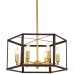 Подвесная люстра LDP 1142-6 BK+MD Lumina Deco