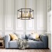 Подвесная люстра LDP 1142-6 BK+MD Lumina Deco