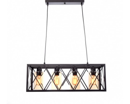 Подвесной светильник Nortis LDP 11535-4 BK Lumina Deco Подвесной светильник Nortis LDP 11535-4 BK Lumina Deco