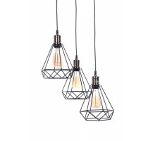 Подвесной светильник Cobi LDP 11609-3 BK Lumina Deco