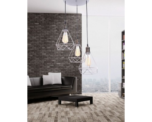 Подвесной светильник Cobi LDP 11609-3 WT Lumina Deco Подвесной светильник Cobi LDP 11609-3 WT Lumina Deco