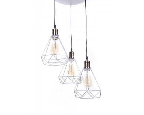 Подвесной светильник Cobi LDP 11609-3 WT Lumina Deco Подвесной светильник Cobi LDP 11609-3 WT Lumina Deco