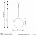Подвесной светильник LDP 1215-200 WT+BK Lumina Deco