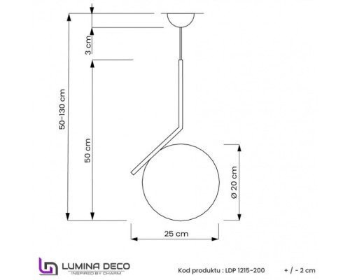 Подвесной светильник LDP 1215-200 WT+MD Lumina Deco Подвесной светильник LDP 1215-200 WT+MD Lumina Deco